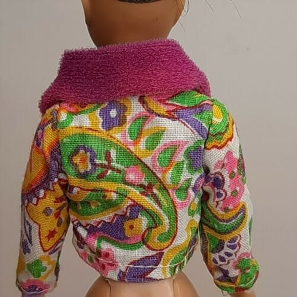 Vintage Child/Teen Fashion Doll Paisley Purple Jacket Clone? Tutti/Stacie sized - Picture 3 of 5